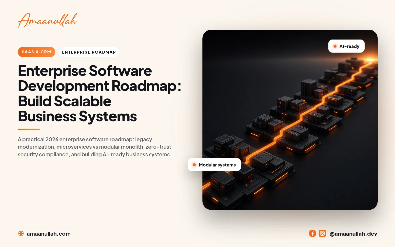Enterprise Software Development Roadmap: Build Scalable Business Systems — cover image