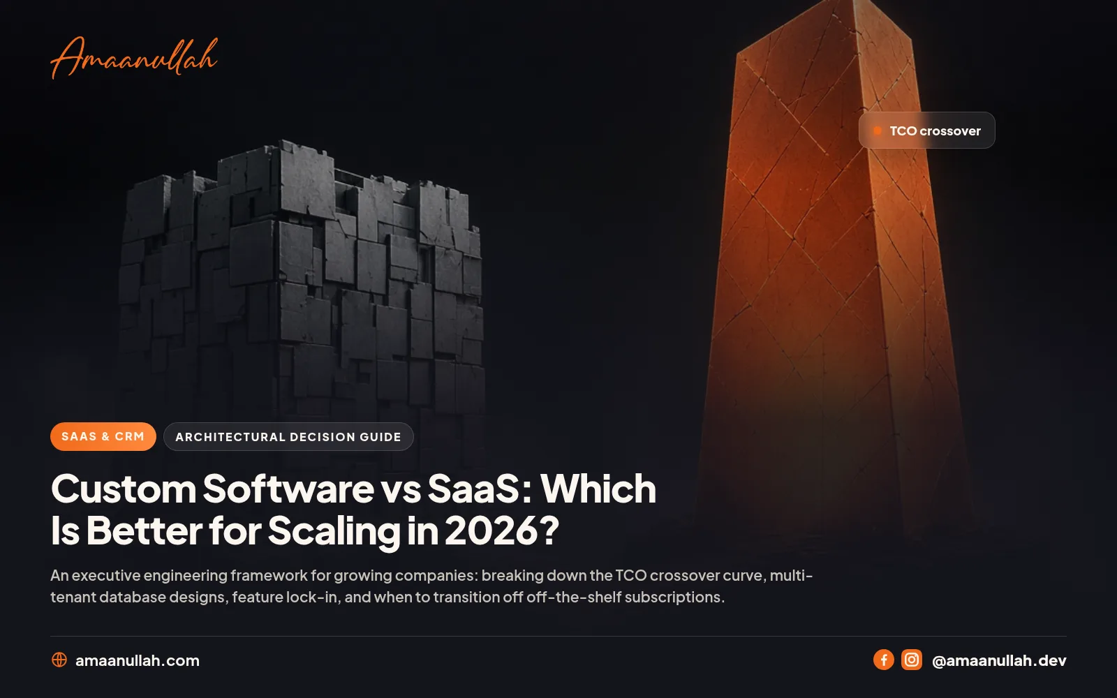 Custom Software vs SaaS: Which Is Better for Scaling in 2026? — cover image