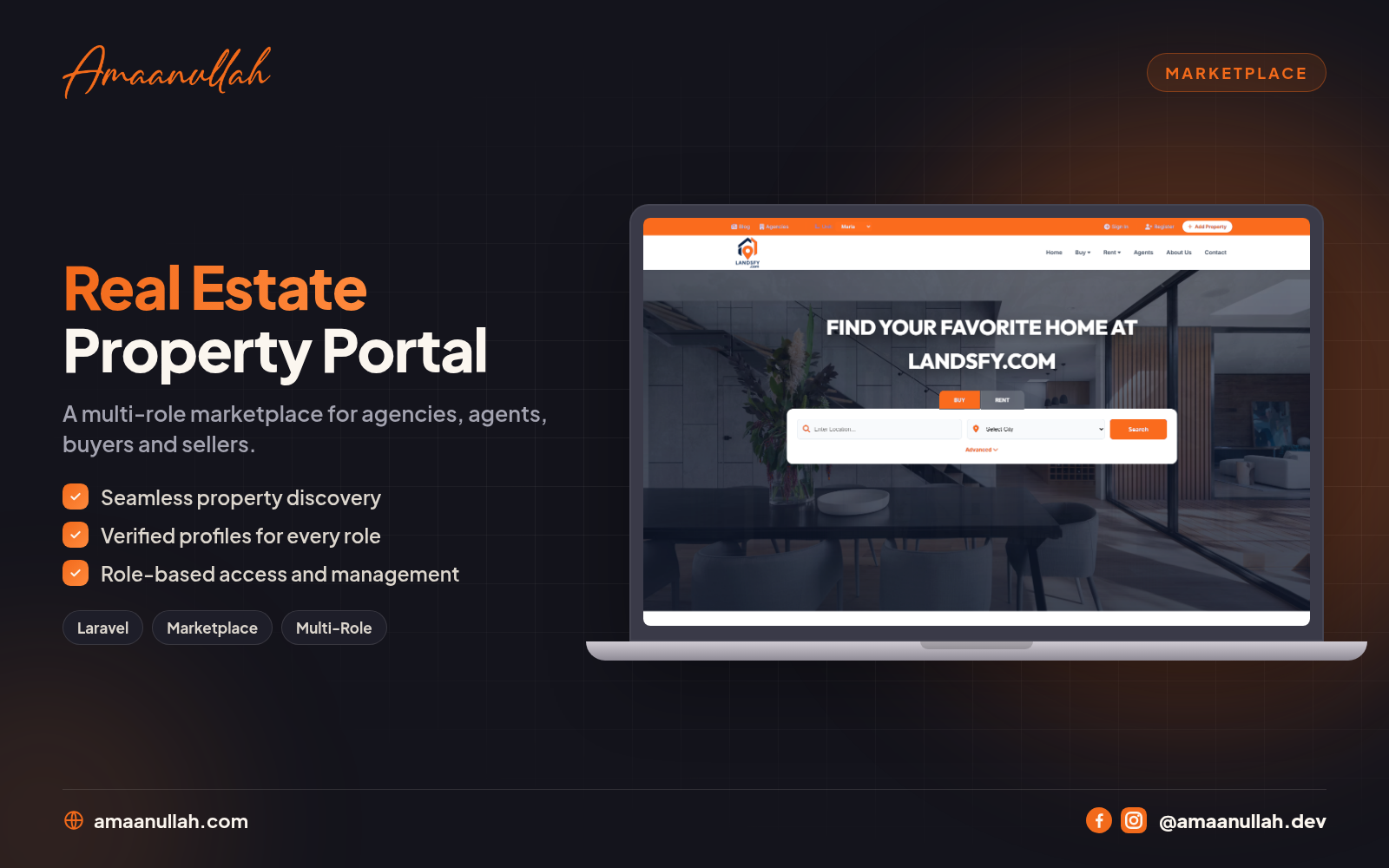Landsfy – Multi-Role Real Estate Marketplace & Property Portal